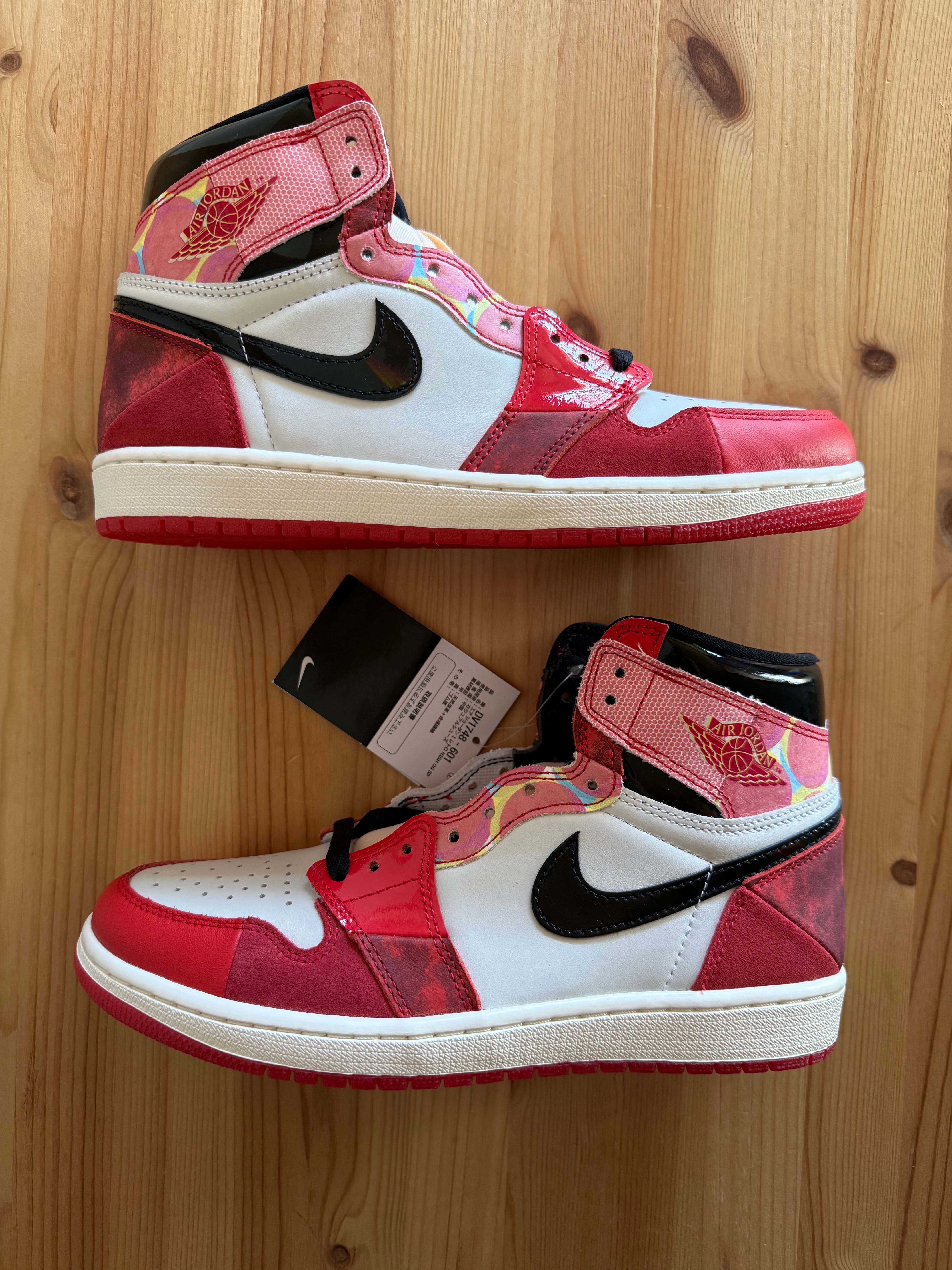 Spider-Man × Nike Air Jordan 1 Retro High OG SP "Spider-Man: Across the Spider-Verse/University Red"