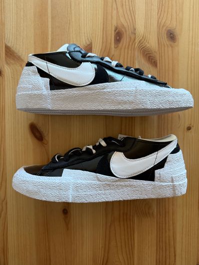 sacai × Nike Blazer Low "Black Patent Leather"