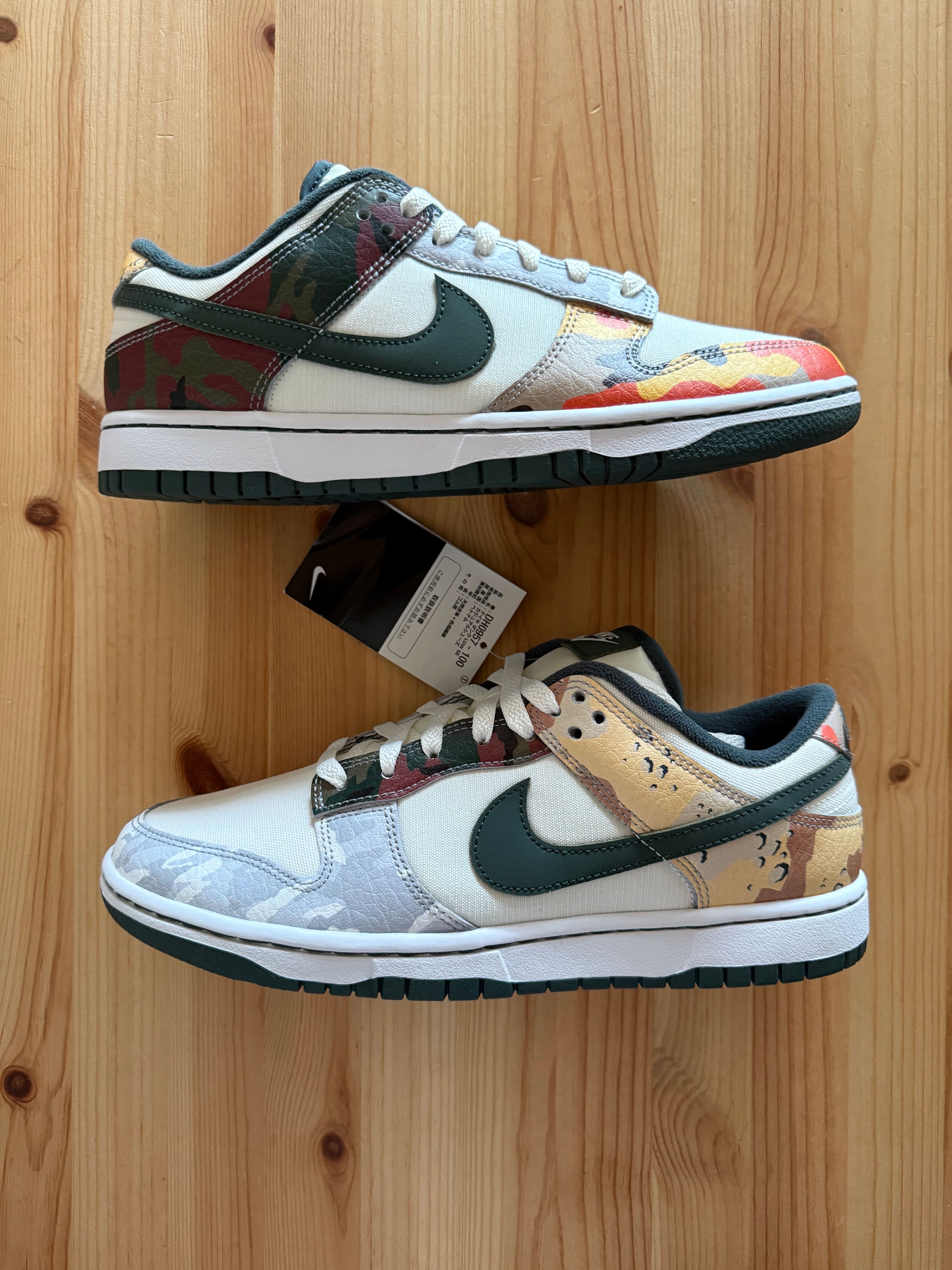 Nike Dunk Low "Sail Multi Camo"