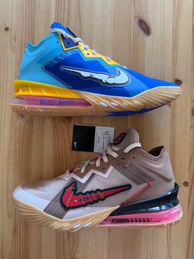 SPACE PLAYERS × NIKE LEBRON 18 LOW "WILE E. × ROADRUNNER"