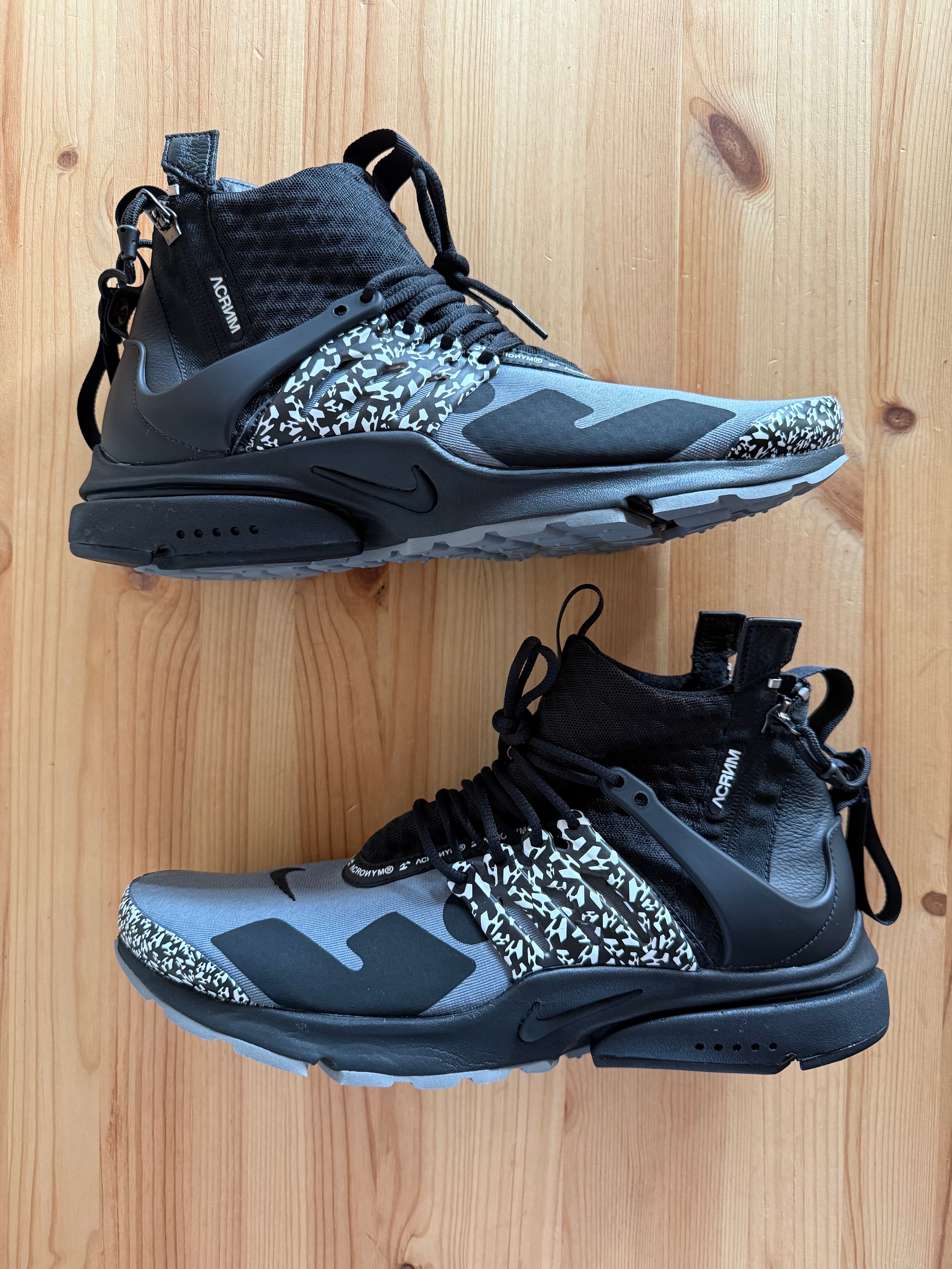 ACRONYM × Nike Air Presto Mid "Cool Grey/Black"