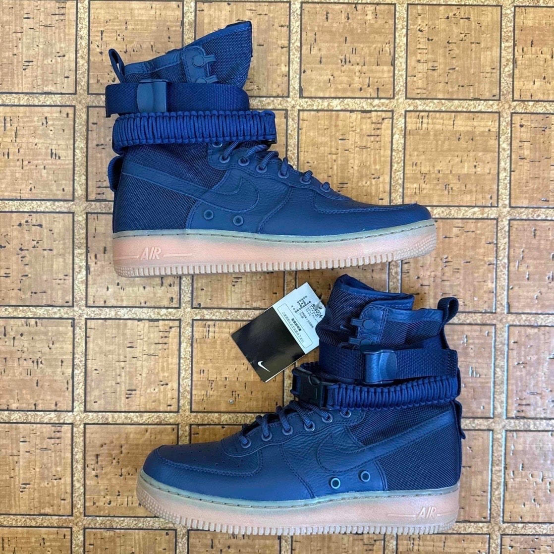 Nike SF Air Force 1 High "Navy Gum"