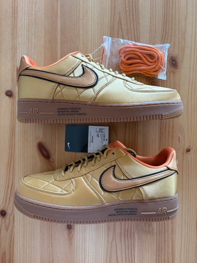 Nike Air Force 1 Low "Quilted Satin Pack Wheat"