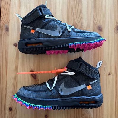 Off-White × Nike Air Force 1 Mid "Black"