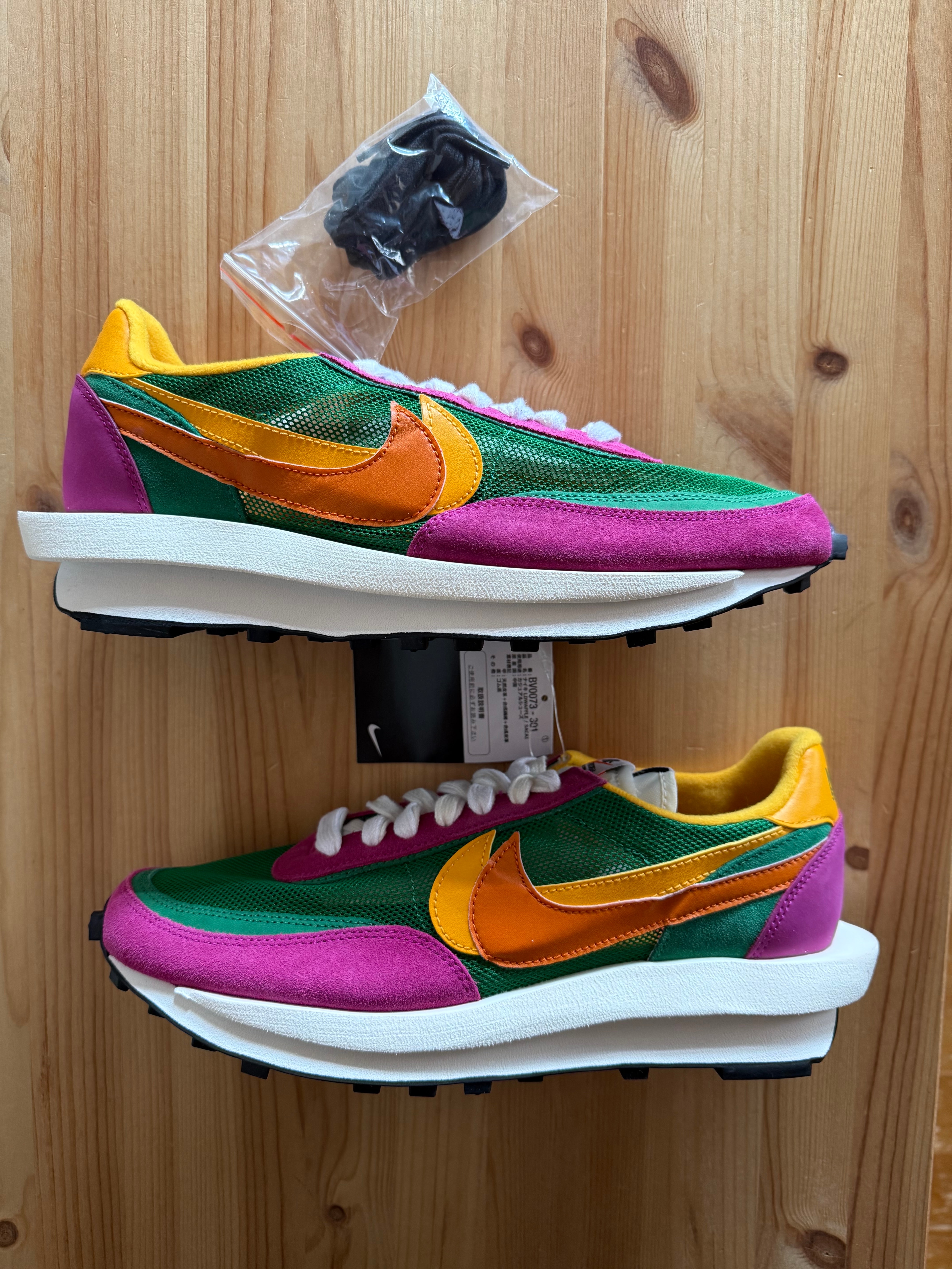 sacai × Nike LDV Waffle "Pine/Green"