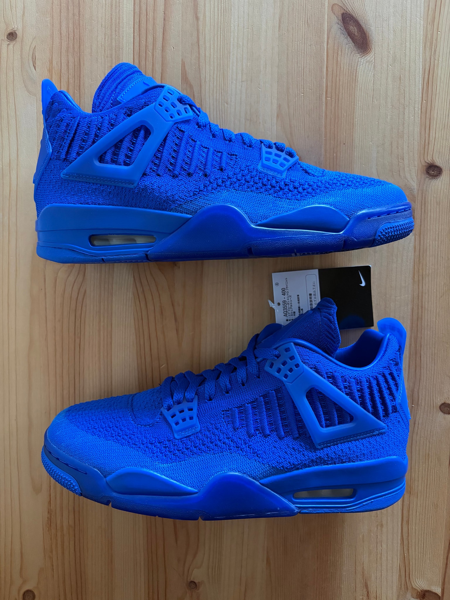 Nike Air Jordan 4 Retro Flyknit "Hyper Royal/Black"