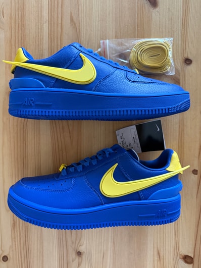 AMBUSH × Nike Air Force 1 Low "Game Royal and Vivid Sulfur"