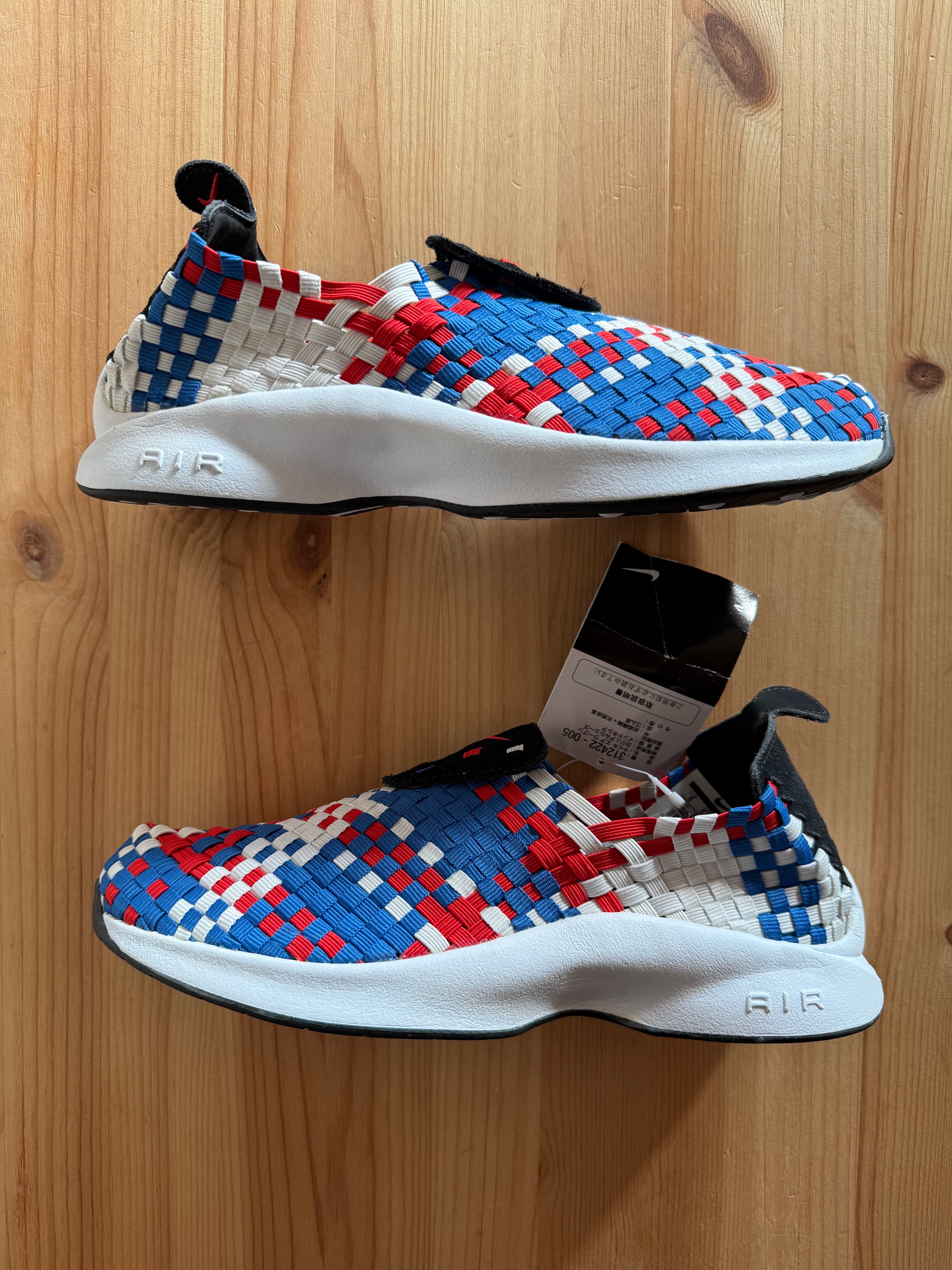 Nike Air Woven "Black/Rush Red"