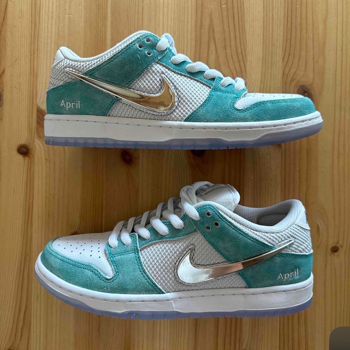 APRIL SKATEBOARDS × Nike SB Dunk Low Pro QS "White and Multi-Color"