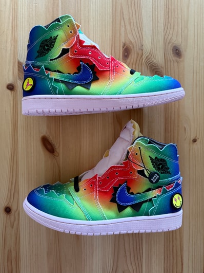 J Balvin × Nike Air Jordan 1 High OG "Rainbow"