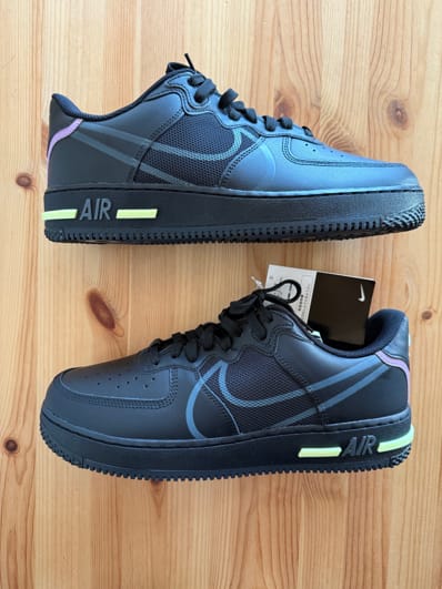 Nike Air Force 1 React "Black"