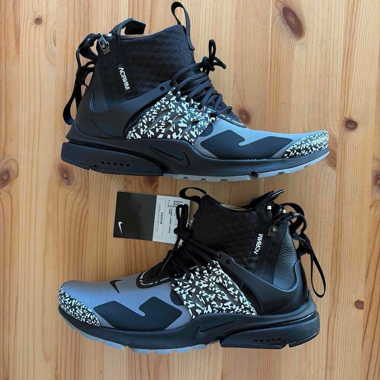 ACRONYM × Nike Air Presto Mid "Cool Grey/Black"