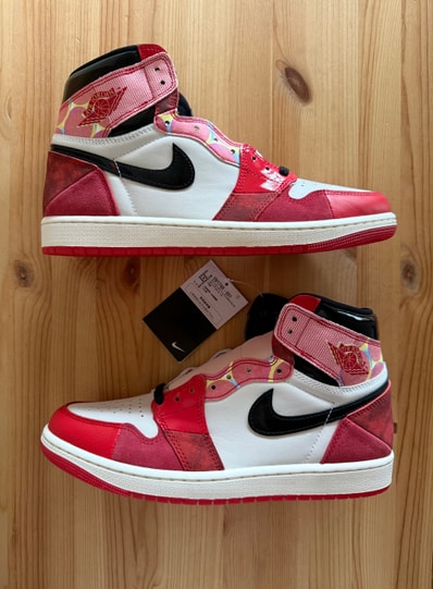 Spider-Man × Nike Air Jordan 1 Retro High OG SP "Spider-Man: Across the Spider-Verse/University Red"