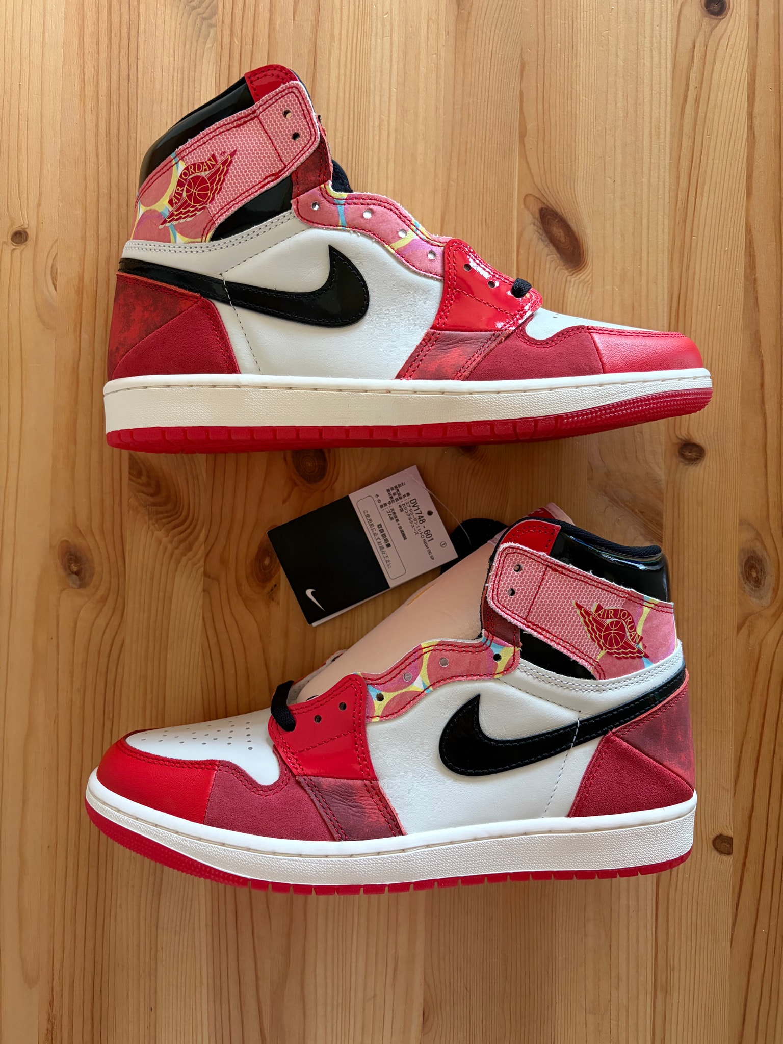 Spider-Man × Nike Air Jordan 1 Retro High OG SP "Spider-Man: Across the Spider-Verse/University Red"
