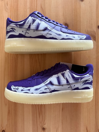 Nike Air Force 1 Low "Purple Skeleton"