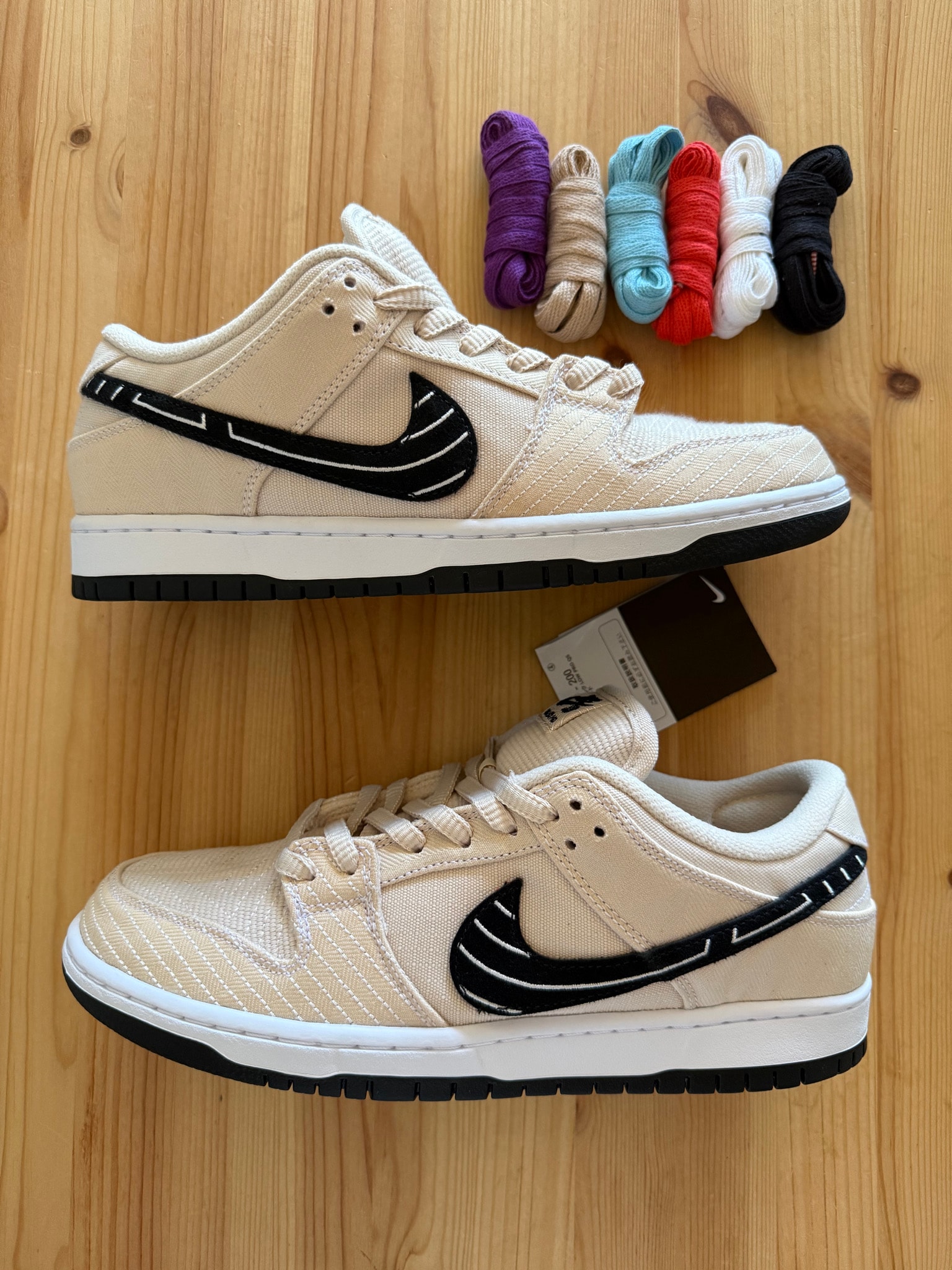 Albino & Preto × Nike SB Dunk Low Pro QS "Pearl White"
