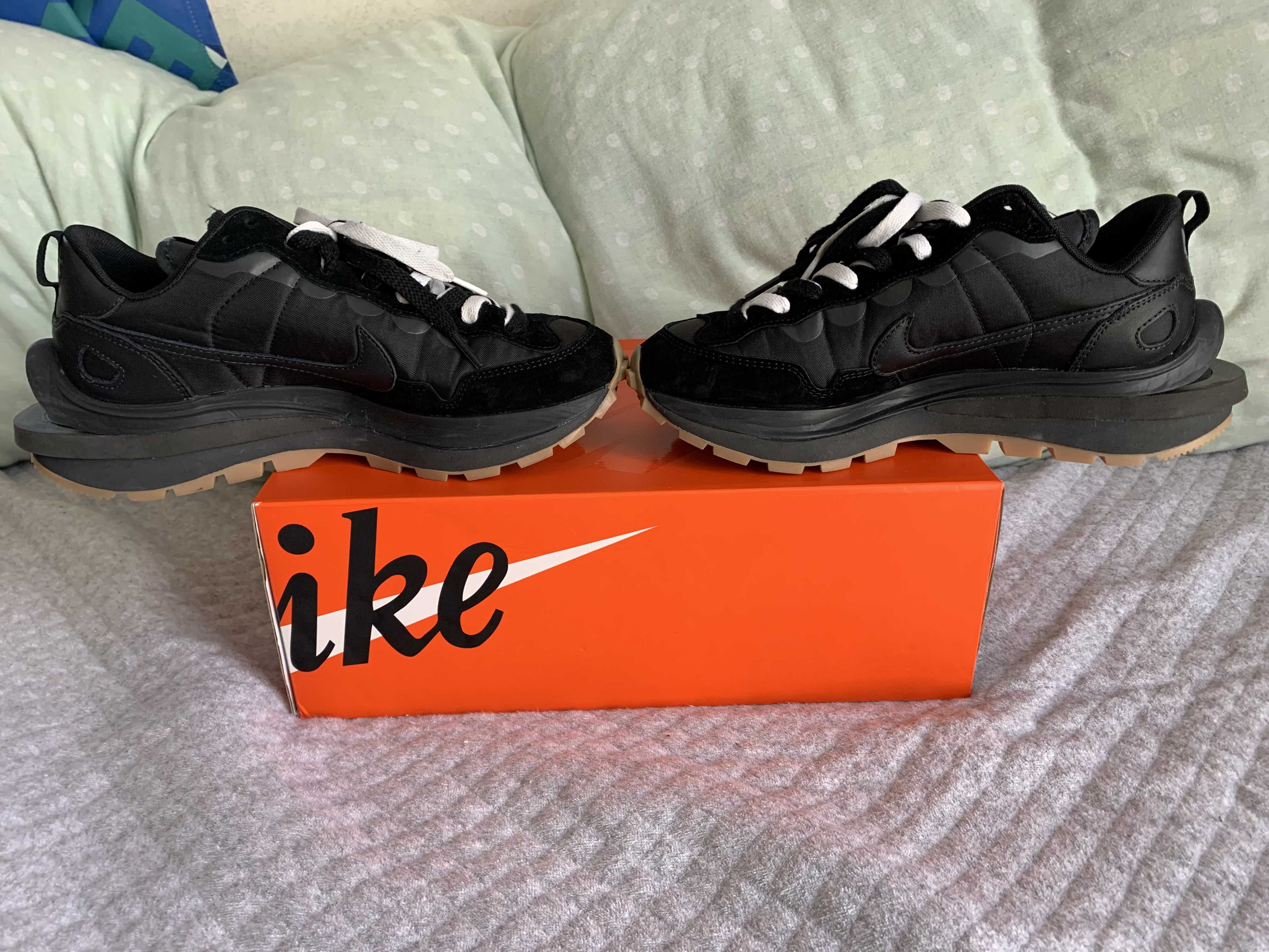 sacai × Nike VaporWaffle "Black Gum"