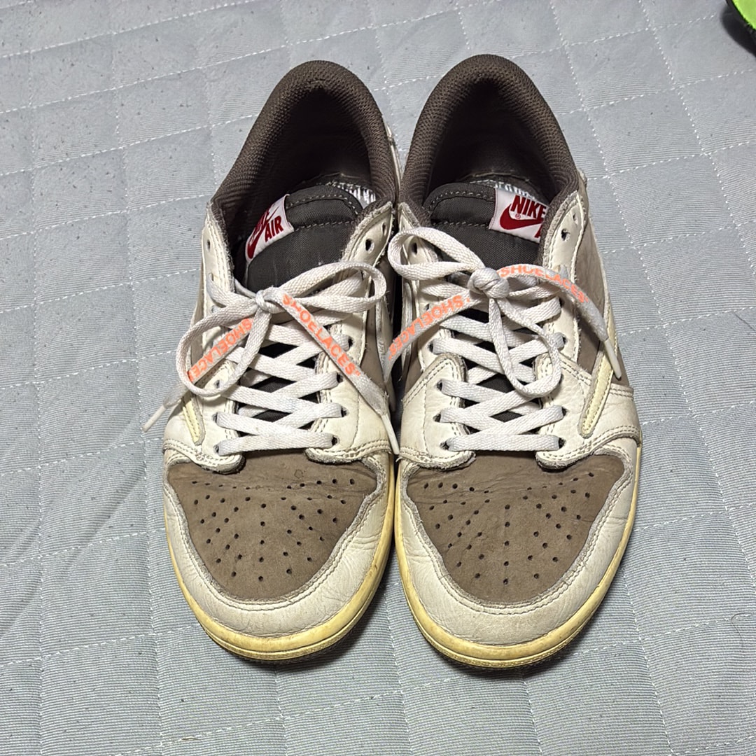 Travis Scott × Nike Air Jordan 1 Low OG SP "Reverse Mocha/Sail and Ridgerock"