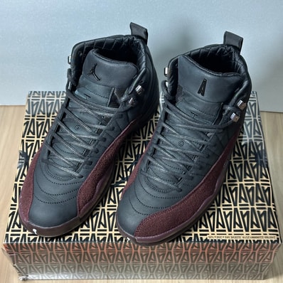 A Ma Maniere × Nike Women's Air Jordan 12 "Black and Burgundy Crush"