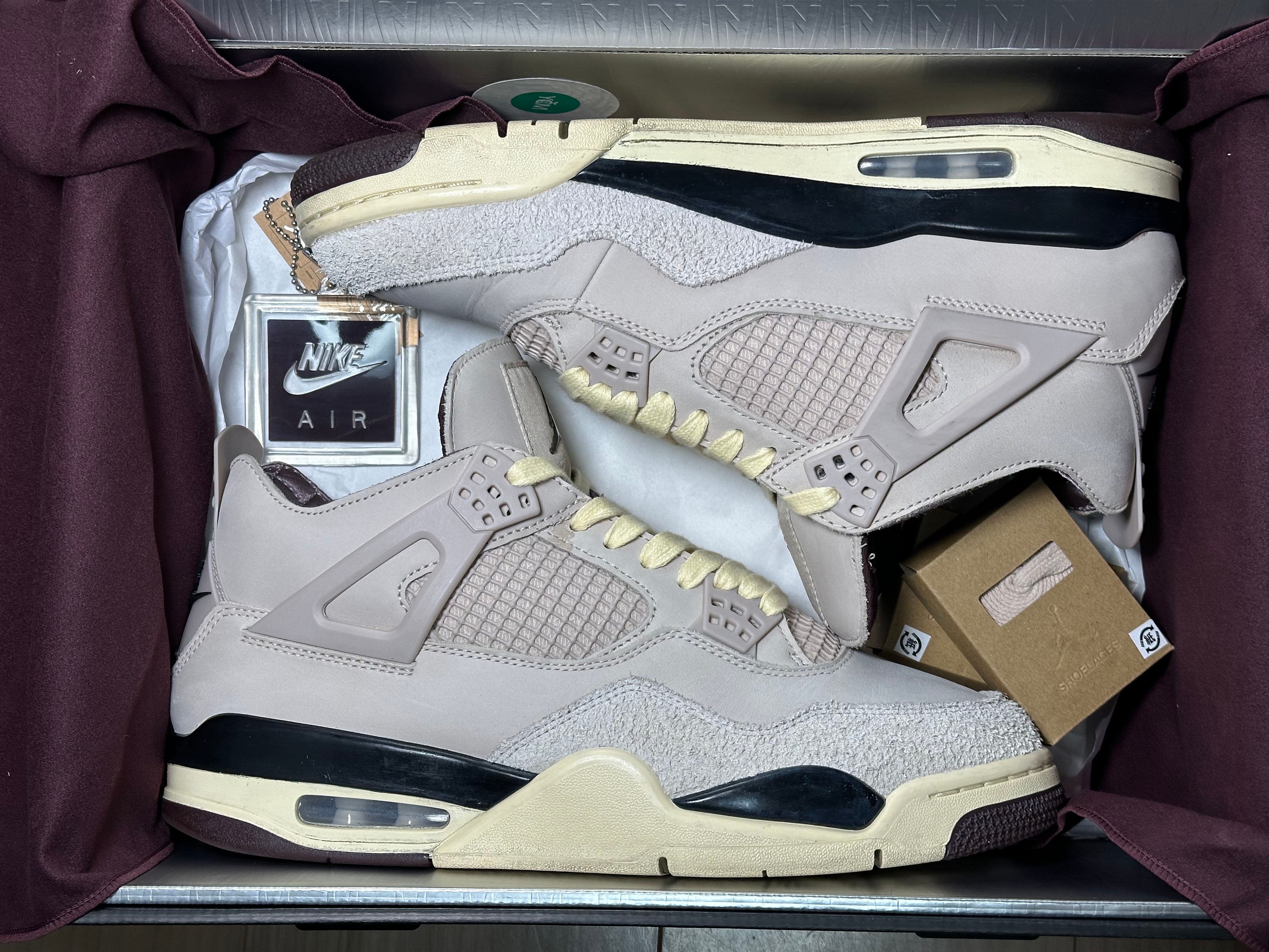 A Ma Maniere × Nike Women's Air Jordan 4 Retro OG SP "Fossil Stone/WYWS"