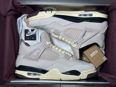A Ma Maniere × Nike Women's Air Jordan 4 Retro OG SP "Fossil Stone/WYWS"