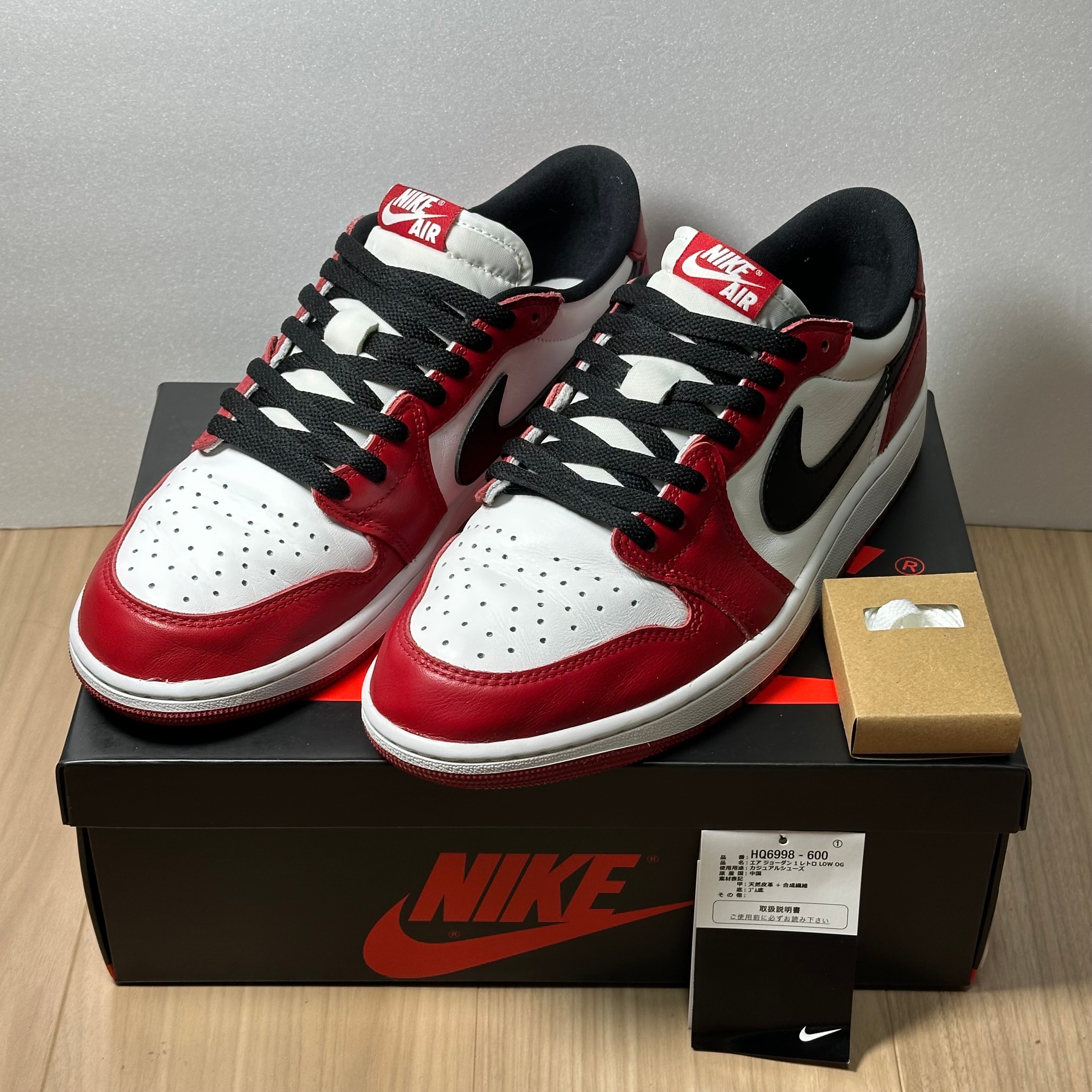 ナイキ エアジョーダン1 レトロ ロー OG "シカゴ" (2025)