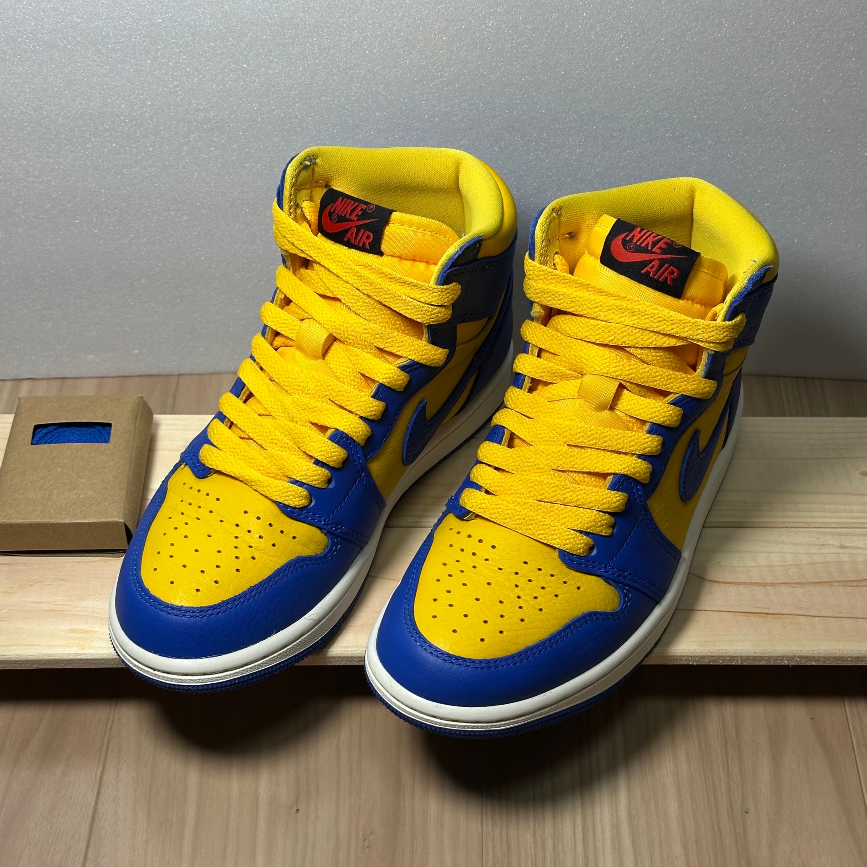 Nike Women's Air Jordan 1 High OG "Game Royal and Varsity Maize"