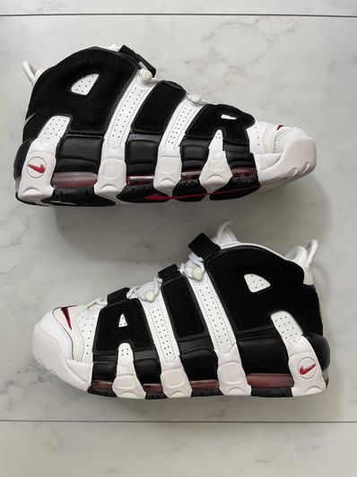 Nike Air More up Tempo "White/Black/University Red"(~2018)