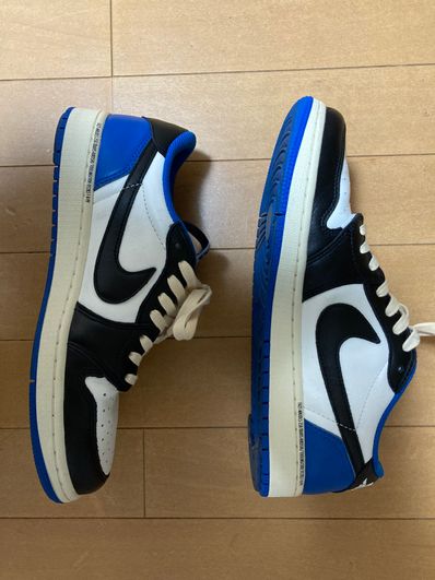 Travis Scott × fragment design × Nike Air Jordan 1 Low OG SP "Military Blue"