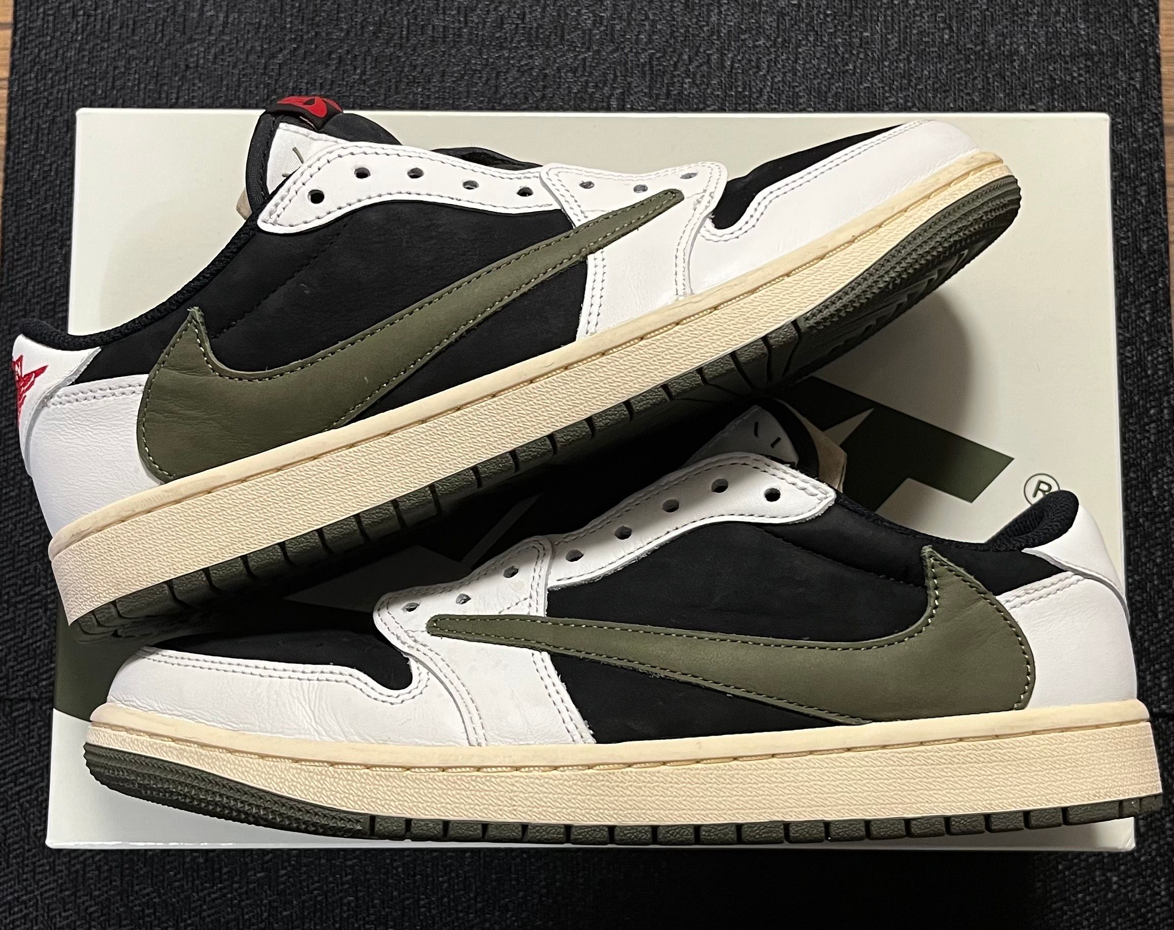 Travis Scott × Nike Women's Air Jordan 1 Low OG "Medium Olive"