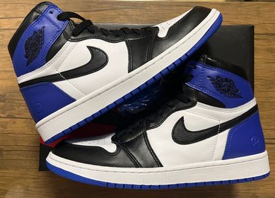 fragment design × Nike Air Jordan 1 Retro High OG "Black/Sport Royal/White"
