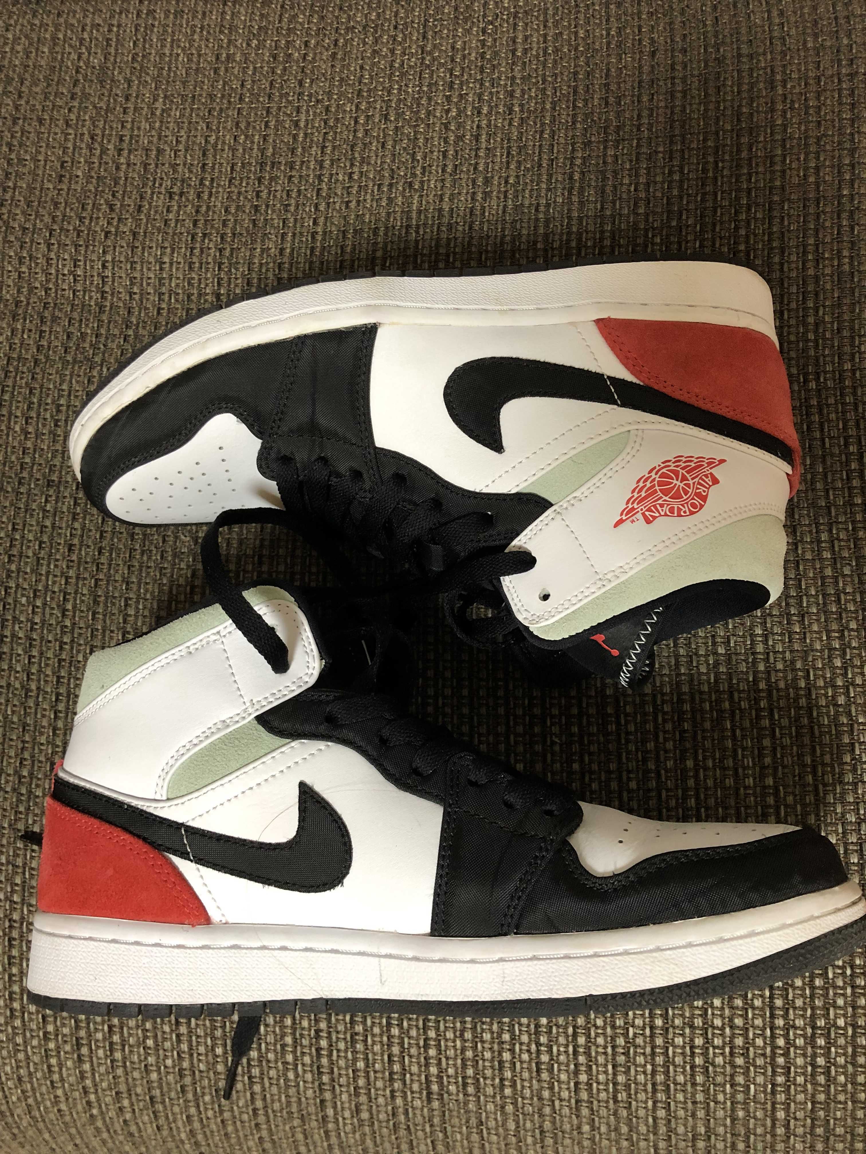 Nike Air Jordan 1 Mid SE "Black/Red/White"