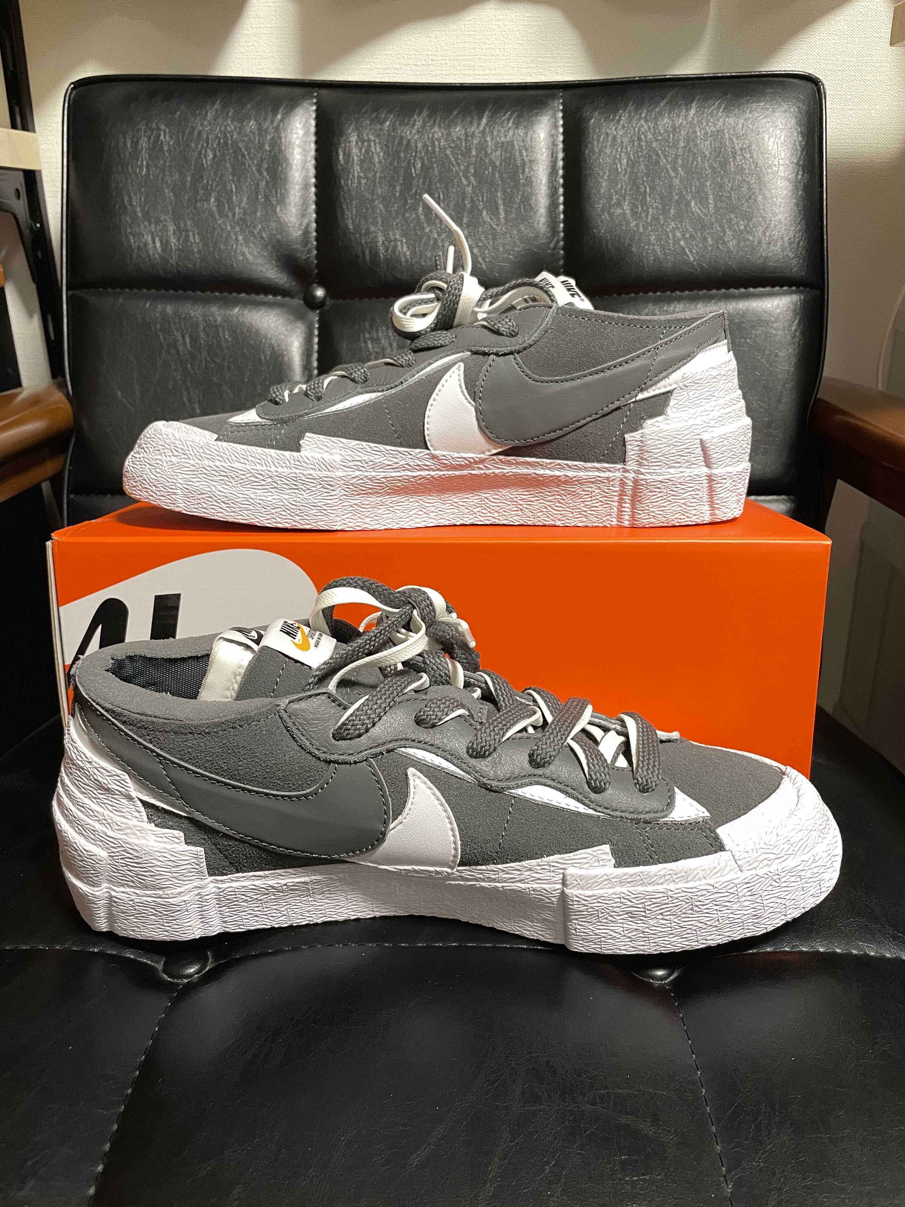 Sacai × Nike Blazer Low "Iron Grey"