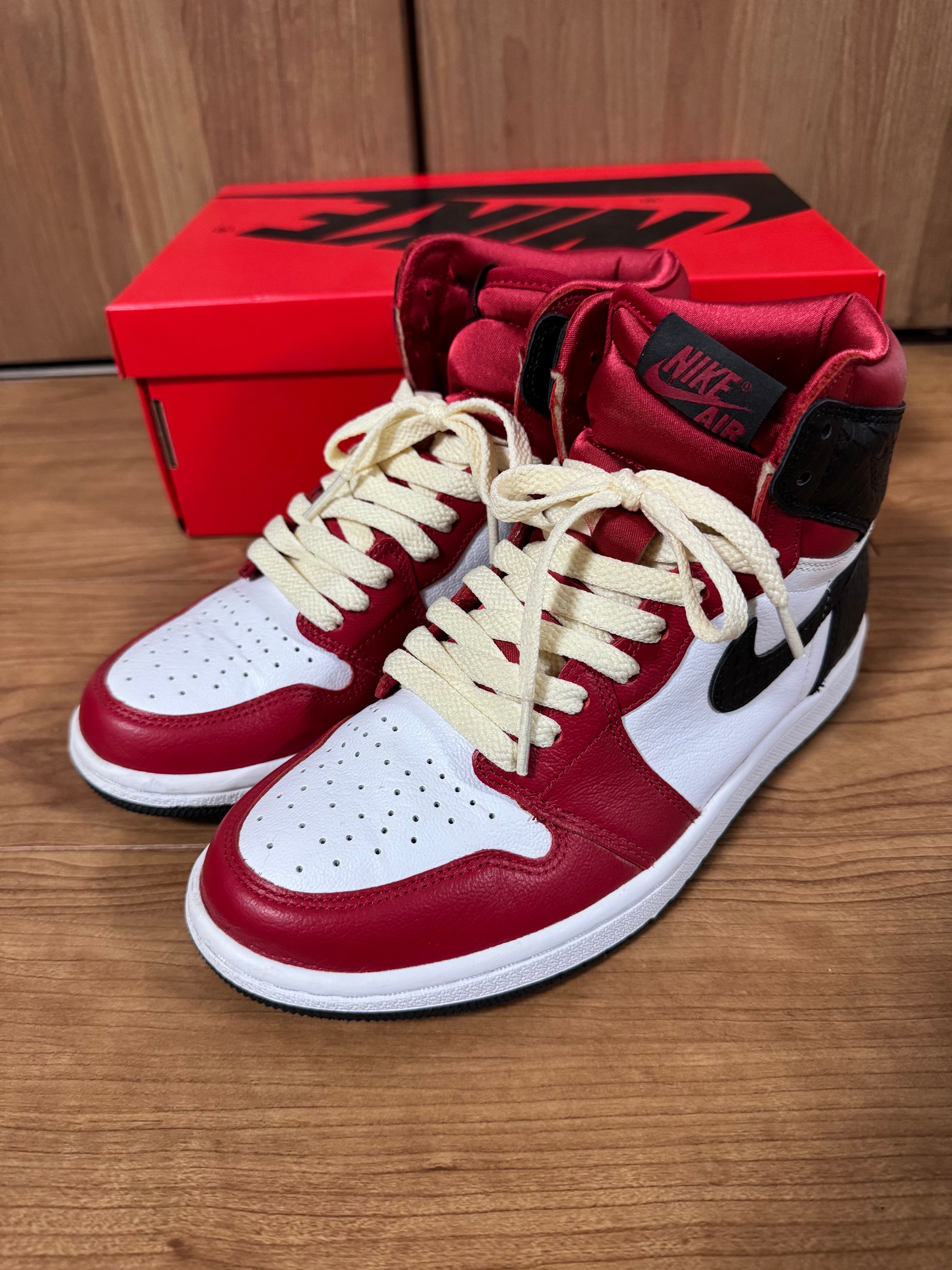 Nike Women's Air Jordan 1 High OG "Satin Red"