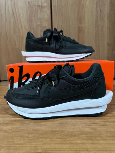 sacai × Nike LDV Waffle "Triple Black"