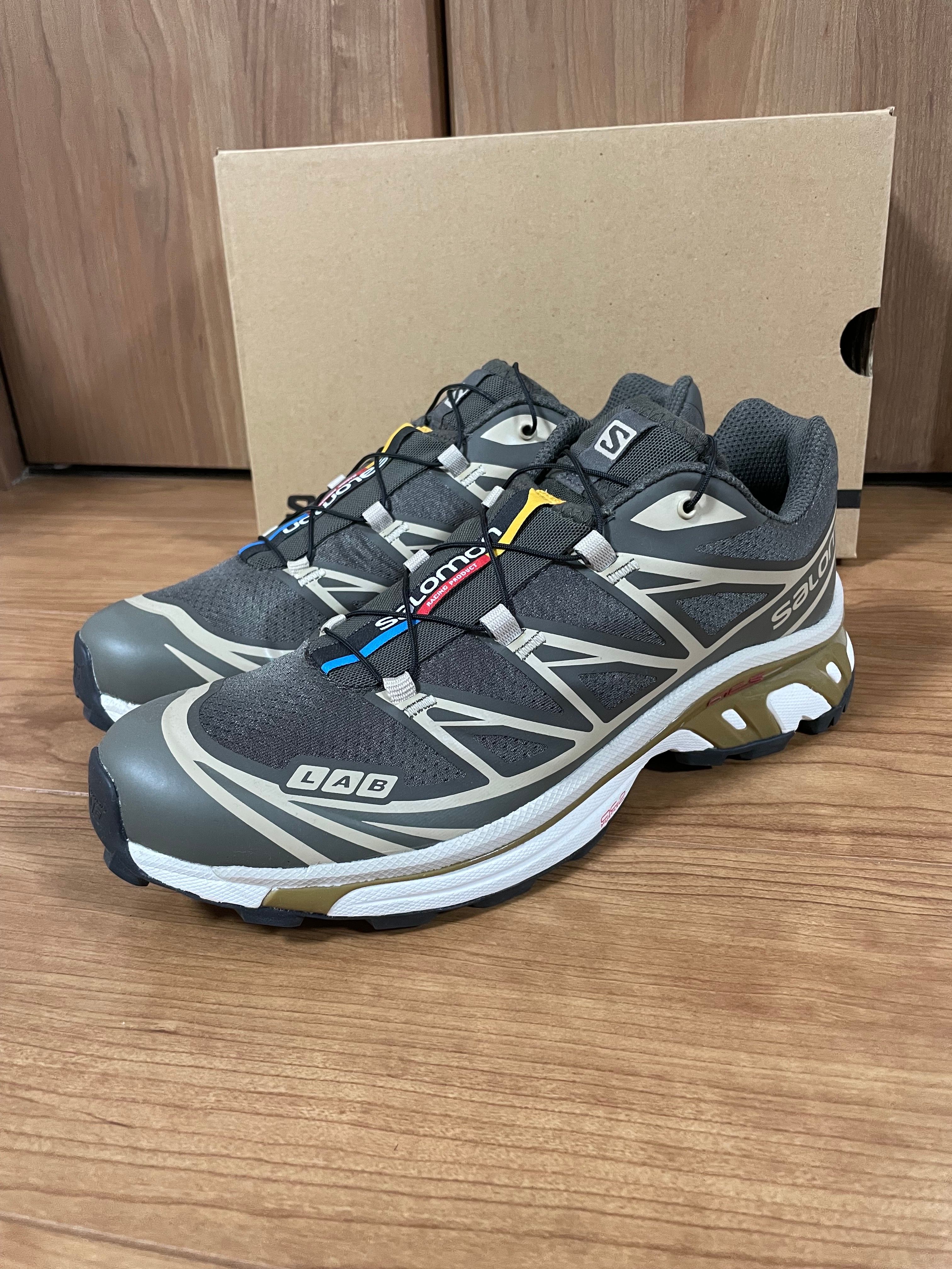 Salomon XT-6 "Beluga/Dull Gold"