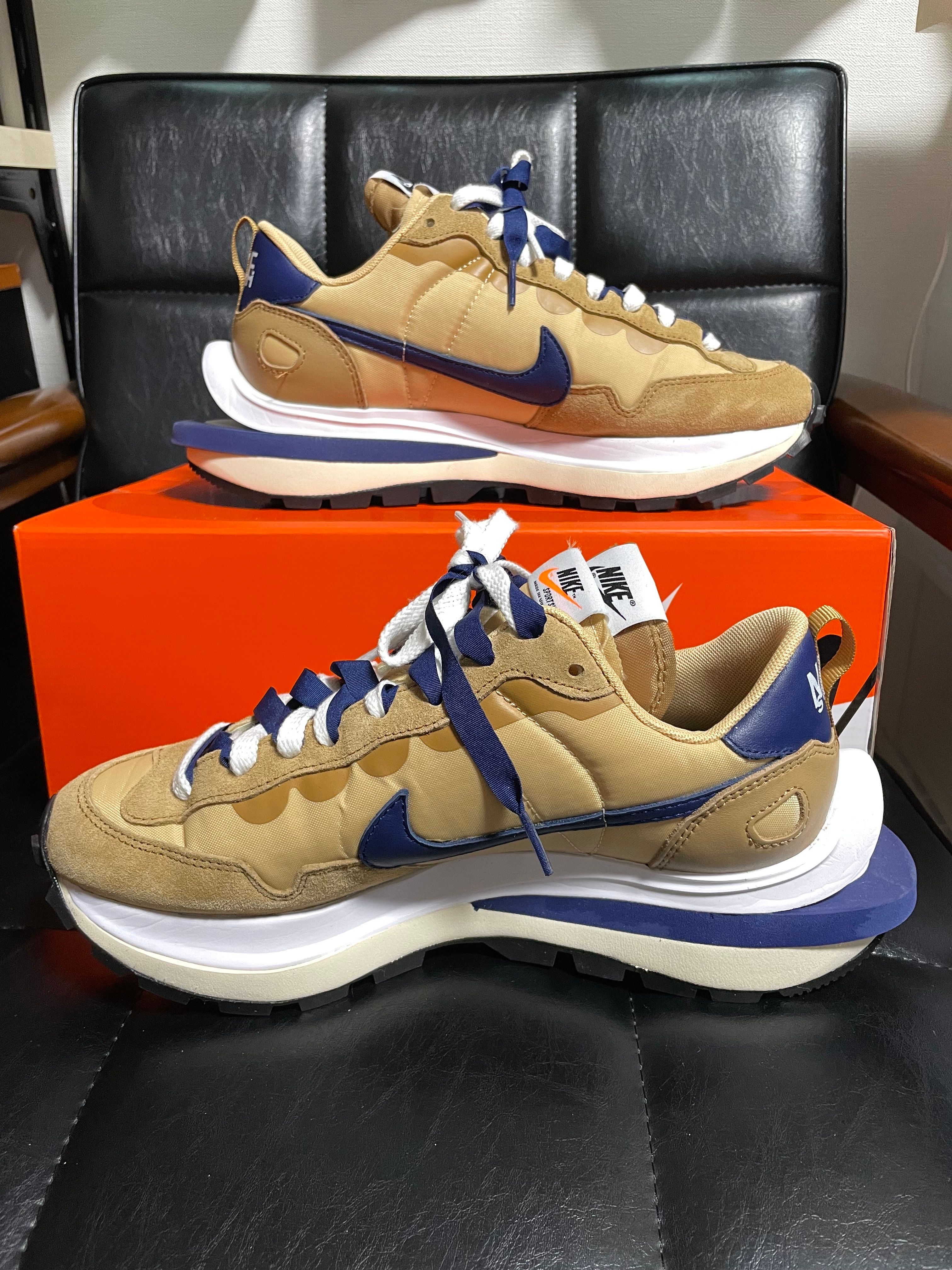 Sacai × Nike Vapor Waffle "Sesame And Blue Void"