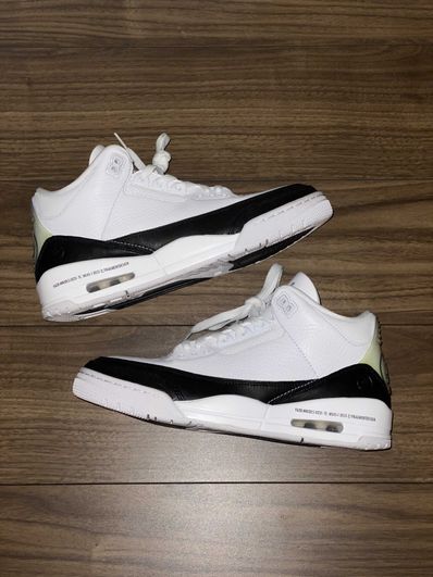 Fragment × Nike Air Jordan 3 "White/Black"