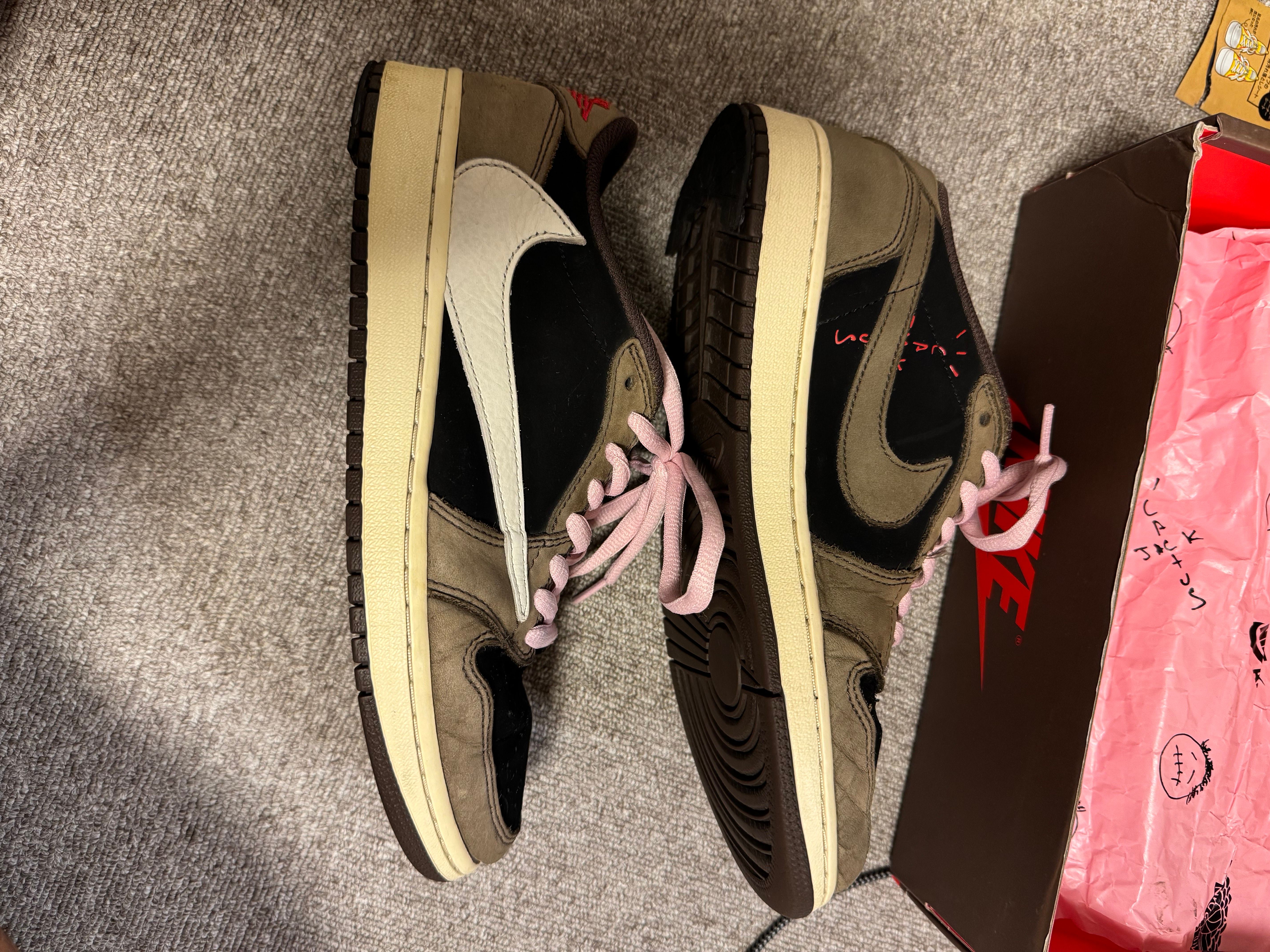 Travis Scott × Nike Air Jordan 1 Low OG SP-T  "Black/Dark Mocha"