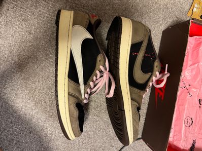Travis Scott × Nike Air Jordan 1 Low OG SP-T "Black/Dark Mocha"