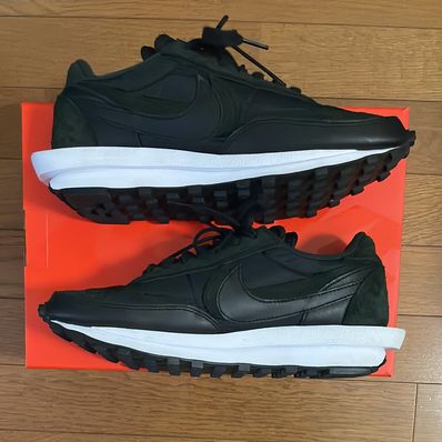 sacai × Nike LDV Waffle "Triple Black"