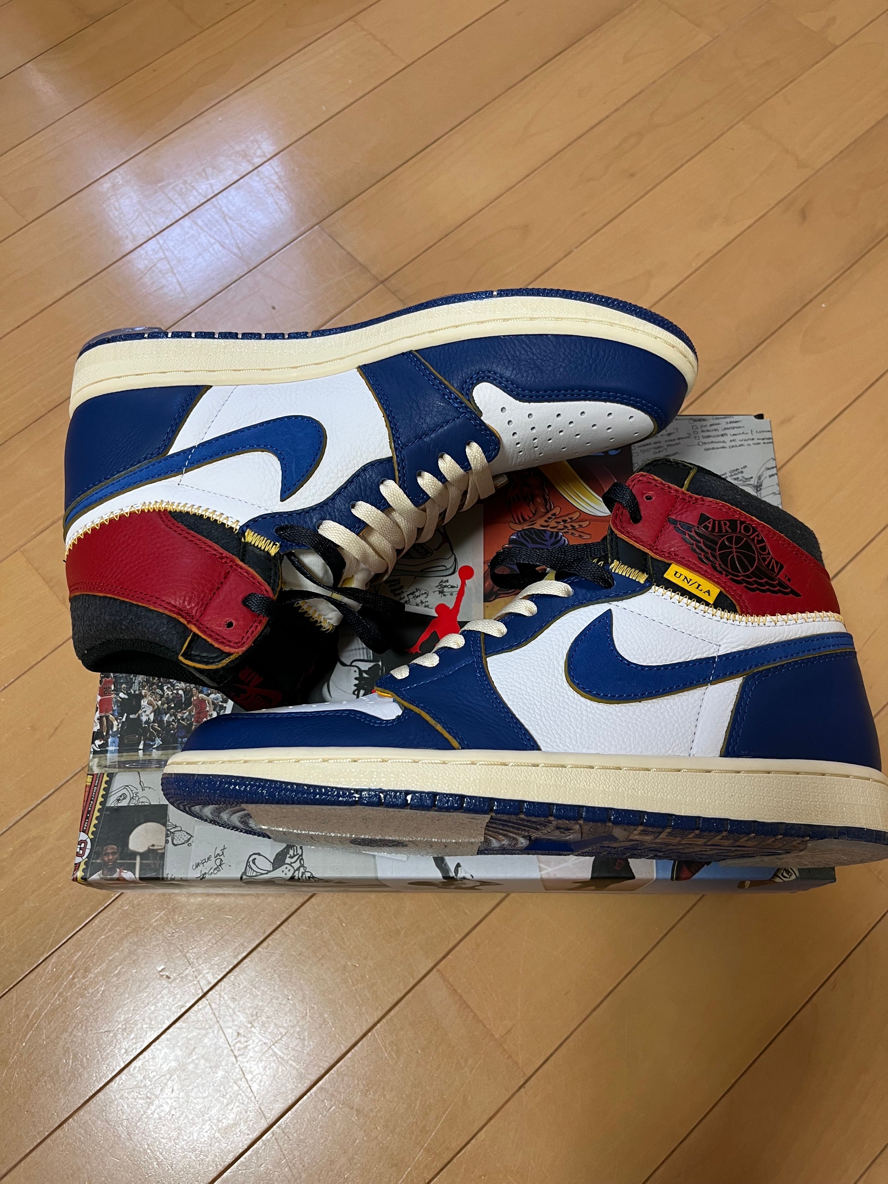 Union × Nike Air Jordan 1 Retro High OG NRG "Storm Blue/Varsity Red"