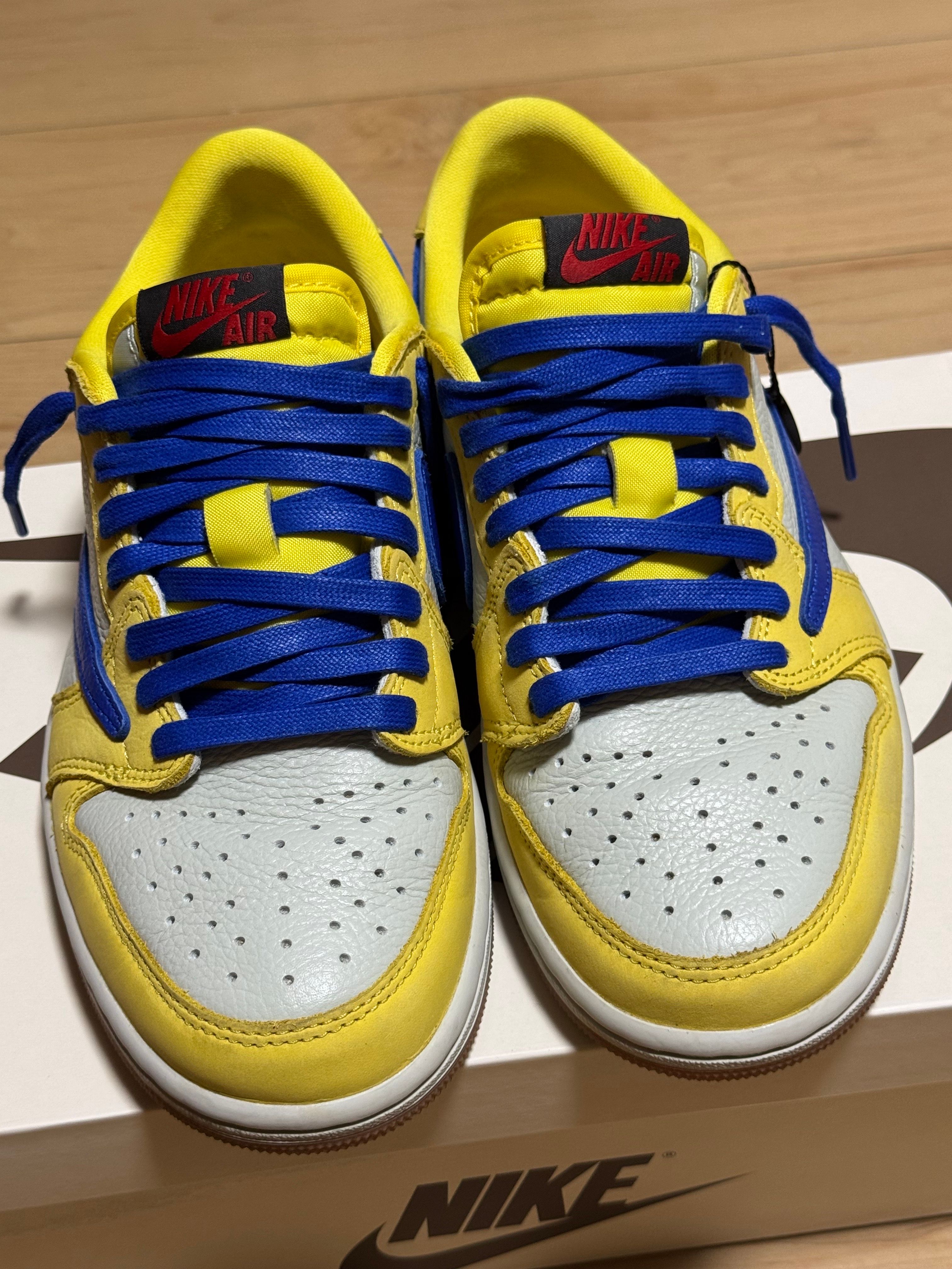 Travis Scott × Nike Women's Air Jordan 1 Retro Low OG "Canary"