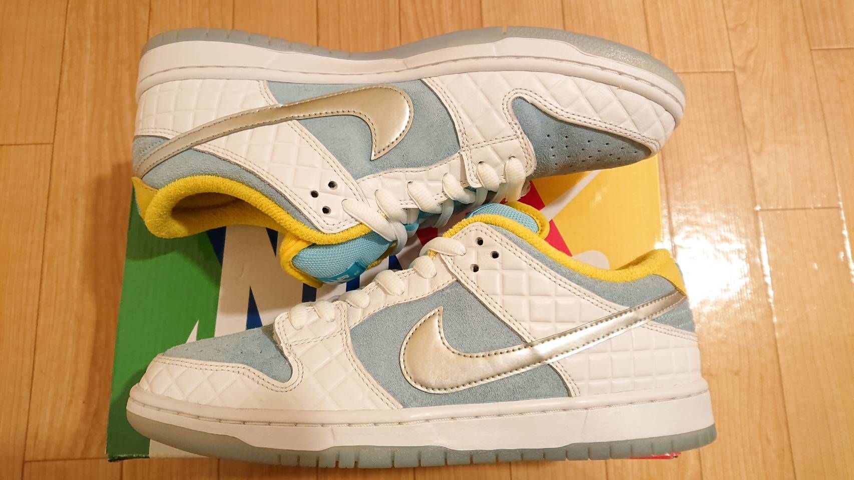 FTC × Nike SB Dunk Low "White/Blue"