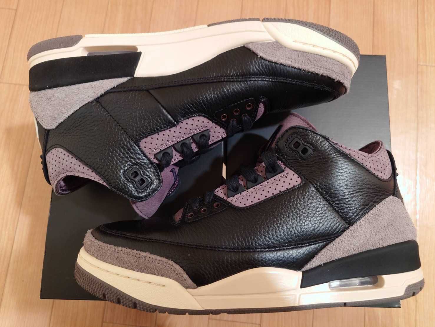 A Ma Maniere × Nike Women's Air Jordan 3 Retro OG SP "Black and Flat Pewter/WYWS"