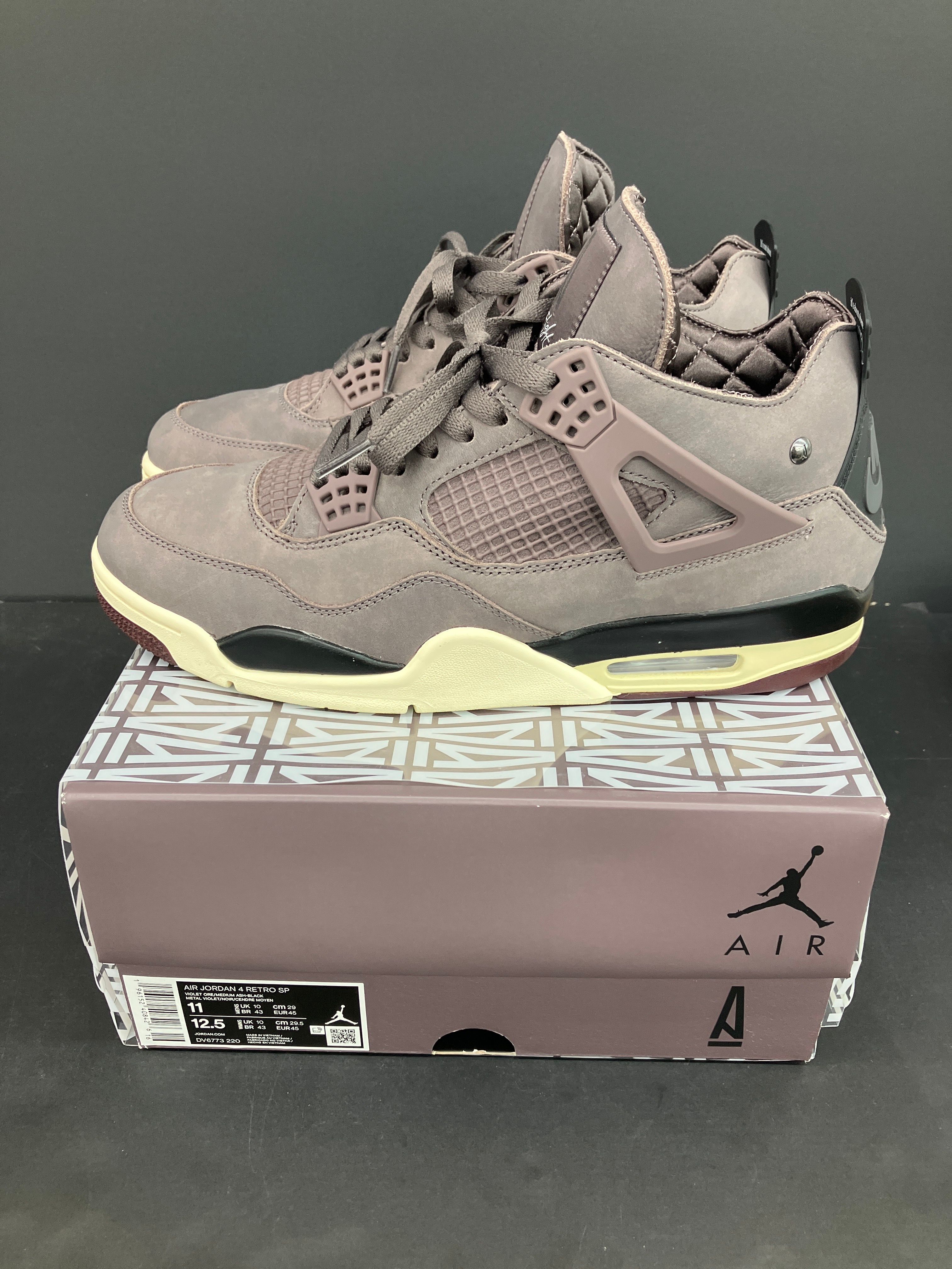 A Ma Maniere × Nike Air Jordan 4 "Violet Ore"