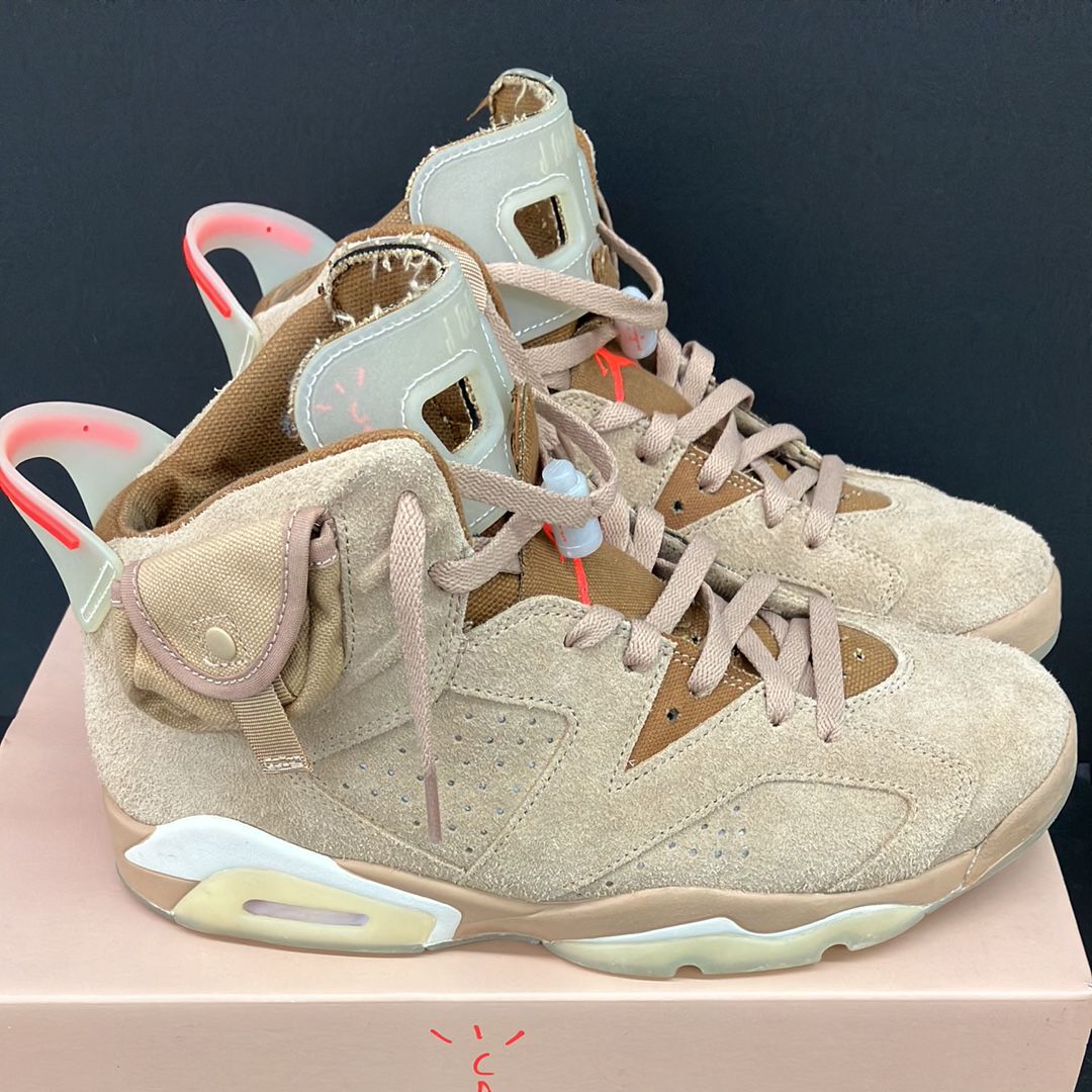 Travis Scott × Nike Air Jordan 6 "British Khaki"