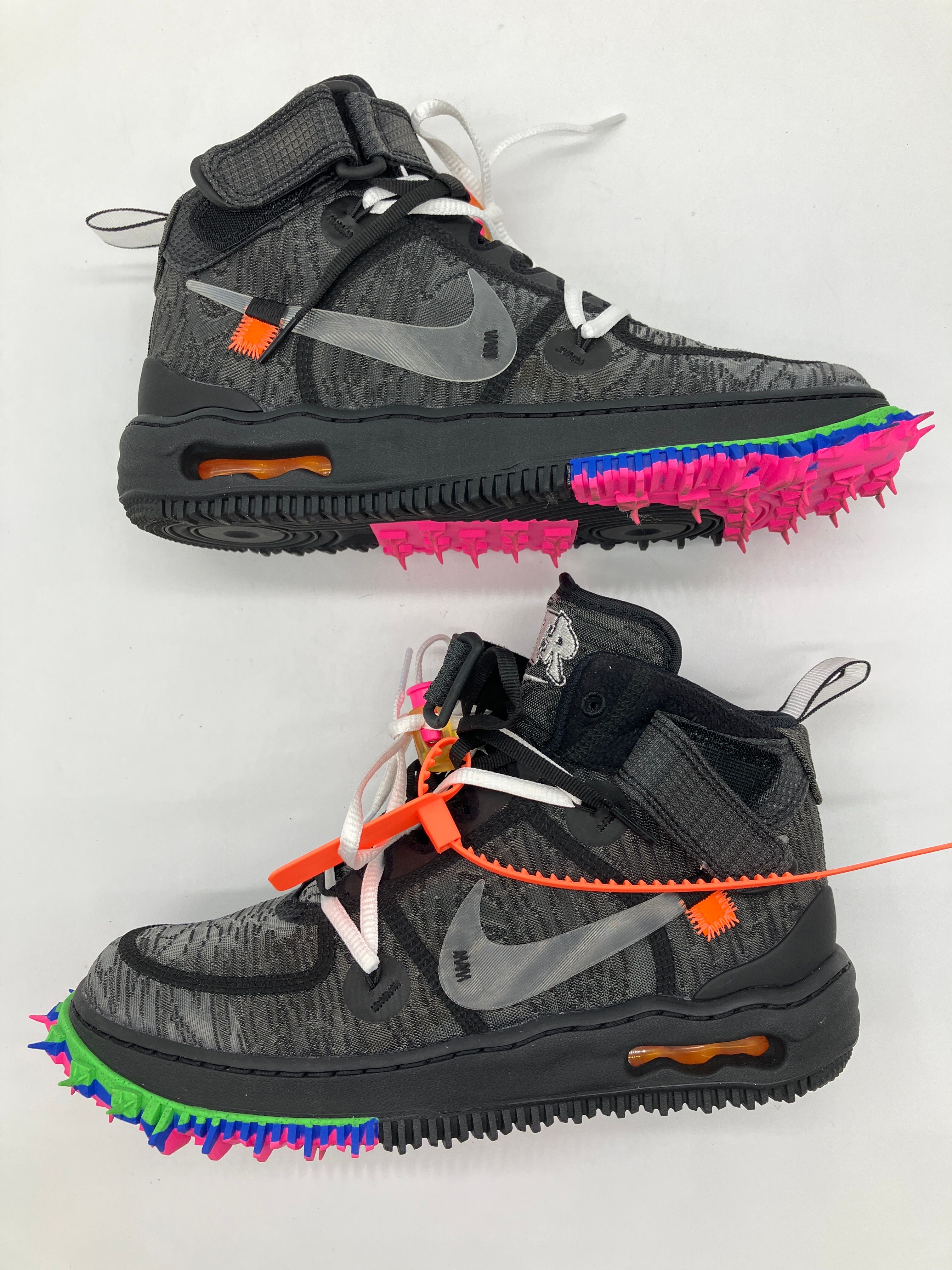 Off-White × Nike Air Force 1 Mid "Black"