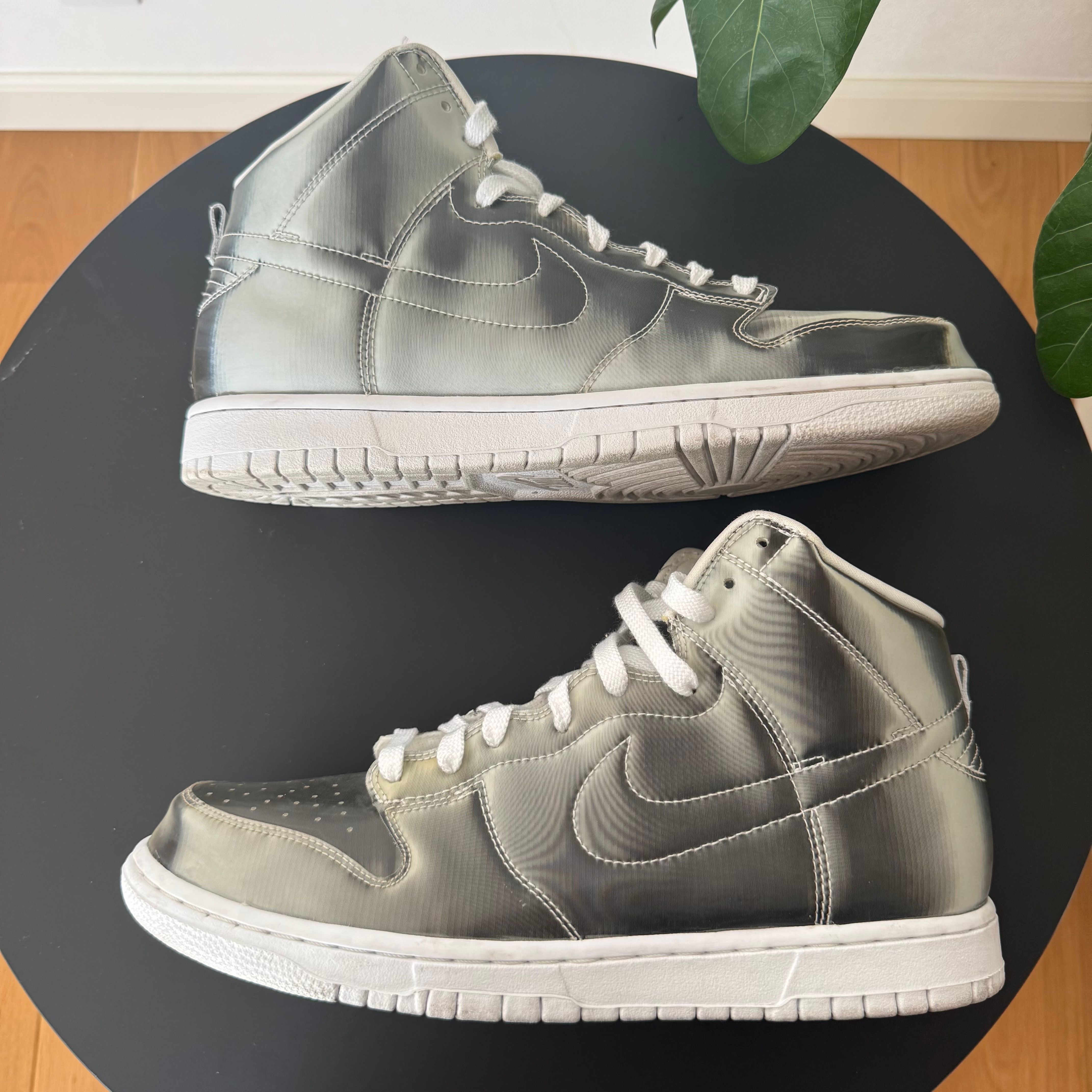 CLOT × Nike Dunk High "Silver/Flux"