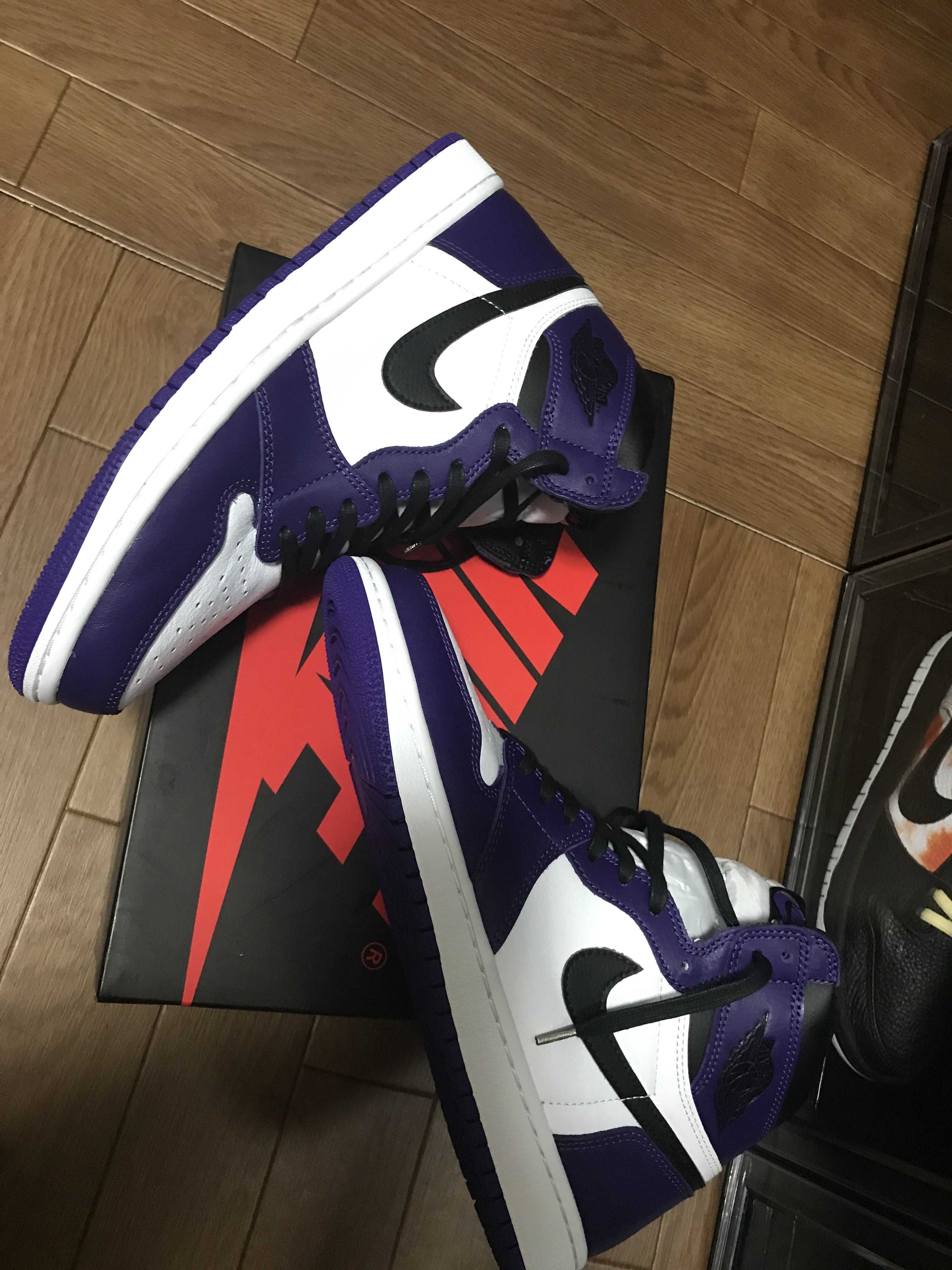 Nike Air Jordan 1 Retro High OG "Court Purple White/Black" (2020)   